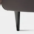 Dubbelsäng 160x190 med hög och quiltad sänggavel Made in Italy - Sallie Viadurini