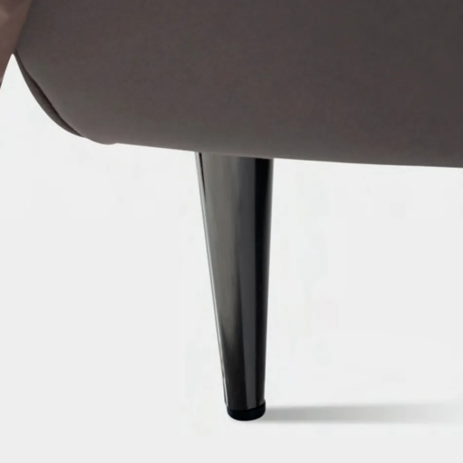 Dubbelsäng 160x190 med hög och quiltad sänggavel Made in Italy - Sallie Viadurini