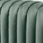 Dubbelsäng 160x190 med Multi-Stripe Narrow Band Quilting - Meduse Viadurini