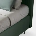 Dubbelsäng 160x190 med Multi-Stripe Narrow Band Quilting - Meduse Viadurini