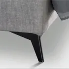 Dubbelsäng 160x190 med Quiltning av korskurvor - Solros Viadurini