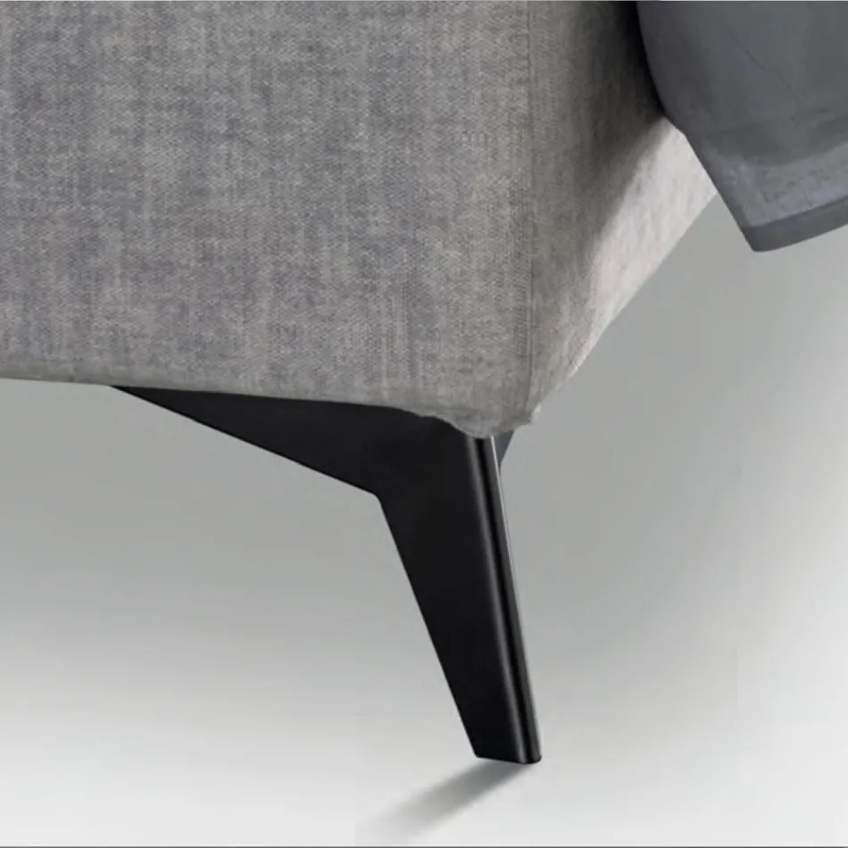 Dubbelsäng 160x190 med Quiltning av korskurvor - Solros Viadurini