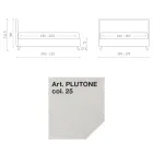 Dubbelsäng 160x190 i tyg med metallfötter Made in Italy - Dreams Viadurini