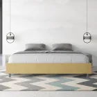 Dubbelsäng 190x200 cm klädd i mikrofiber Tillverkad i Italien - Athlete Viadurini