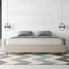 200x200 cm dubbelsäng klädd i konstläder Tillverkad i Italien - Athlete Viadurini