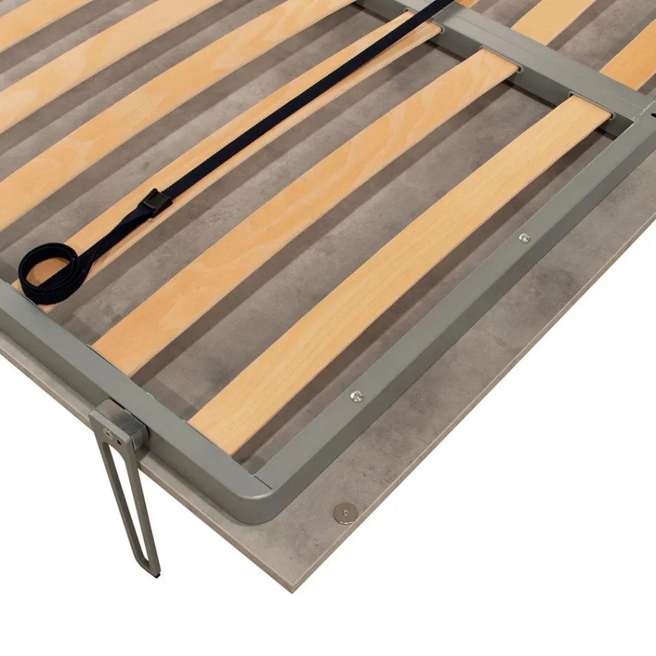 Vertikal hopfällbar dubbelsäng i olika utföranden - Magicompare Viadurini