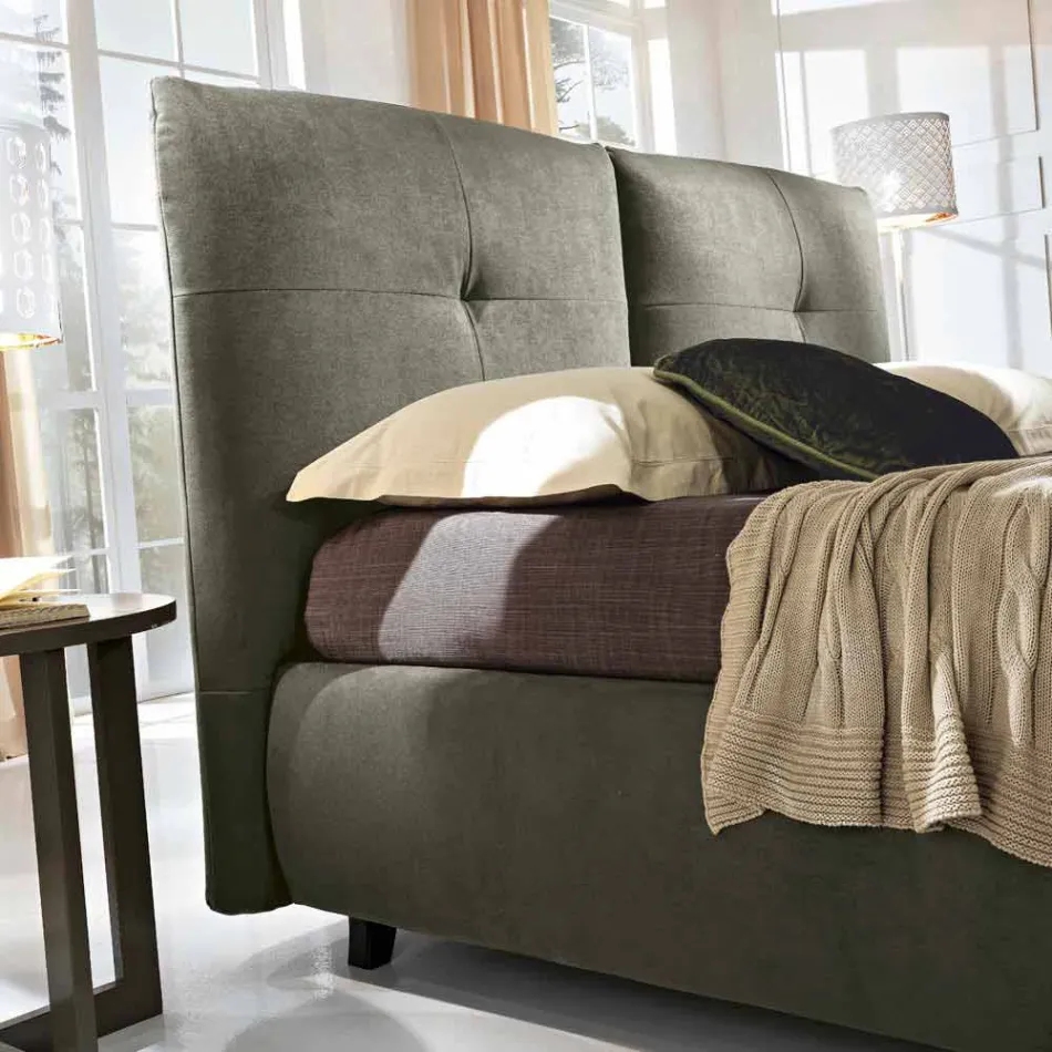 Dubbelsäng med förvaringslåda topp 160x190 / 200 cm Nina Viadurini