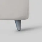 Dubbelsäng med valfri förvaring, 2 sängbord och madrass - Fiuto Viadurini