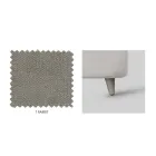 Dubbelsäng med valfri förvaring och fötter Made in Italy - Birba Viadurini