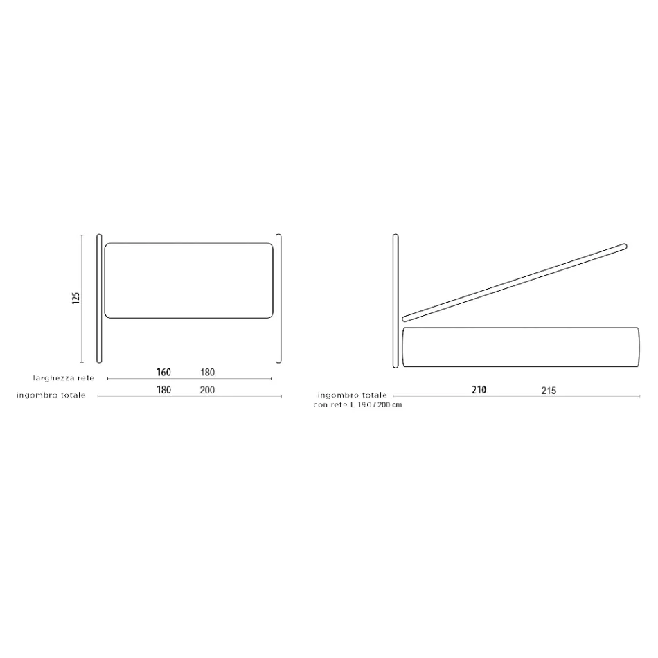 Dubbelsäng med valfri förvaring Made in Italy - Ciccio Viadurini