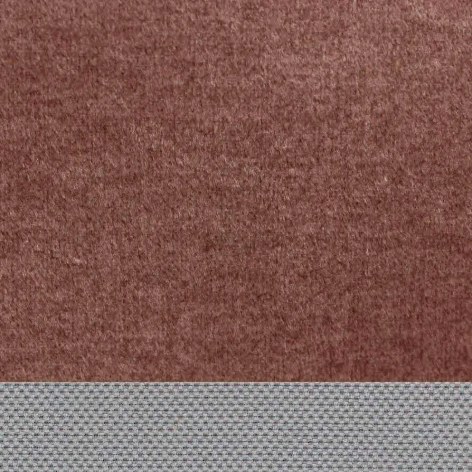 Dubbelsäng med behållare täckt i tyg tillverkad i Italien - Renato Viadurini