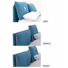 Dubbelsäng med behållare täckt i tyg tillverkad i Italien - Renato Viadurini