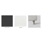 Dubbelsäng med stoppad sängram i olika utföranden Made in Italy - Design Viadurini