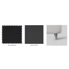 Dubbelsäng med vadderad sängram Made in Italy - Shadow Viadurini