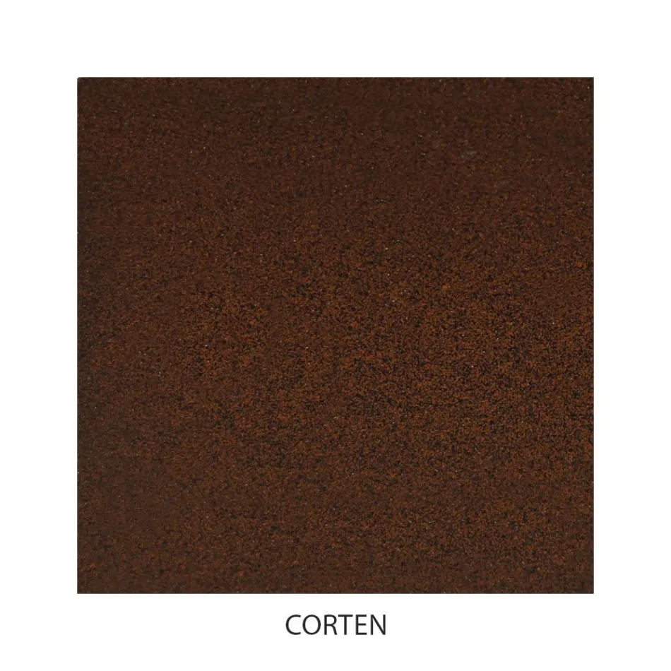 Dubbelsäng med sängram av järn Made in Italy - Shadow Viadurini