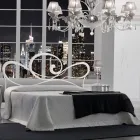 Dubbelsäng med sängram av järn Made in Italy - Shadow Viadurini