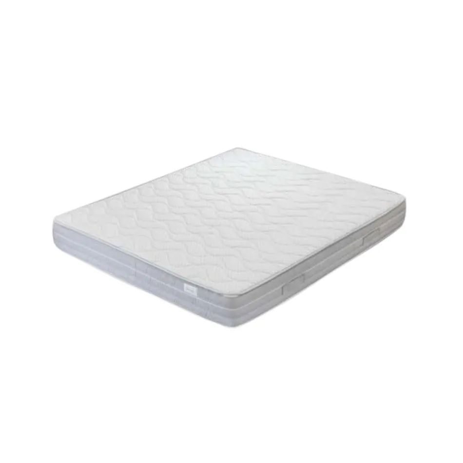 Dubbelsäng med madrass, kuddar och 2 sängbord Made in Italy - Laki Viadurini