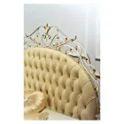 Dubbelsäng med madrass, kuddar och 2 sängbord Made in Italy - Laki Viadurini