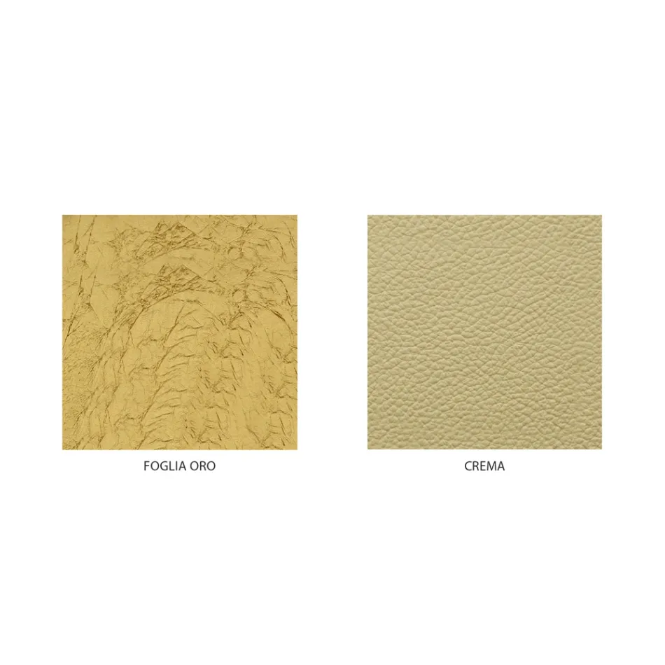 Dubbelsäng med madrass, kuddar och 2 sängbord Made in Italy - Laki Viadurini