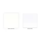 Dubbelsäng med matchande fotbräda, madrass och 2 sängbord - Nebbia Viadurini