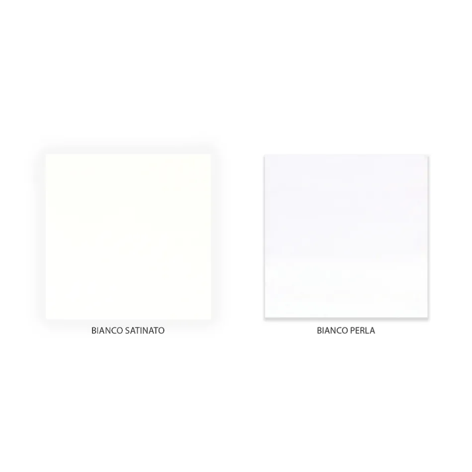 Dubbelsäng med matchande fotbräda, madrass och 2 sängbord - Nebbia Viadurini