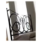 Dubbelsäng med fotbräda i olika utföranden Made in Italy - Natural Viadurini