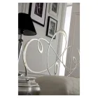 Dubbelsäng med sänggavel i massiv järn Tillverkad i Italien - Nebbia Viadurini