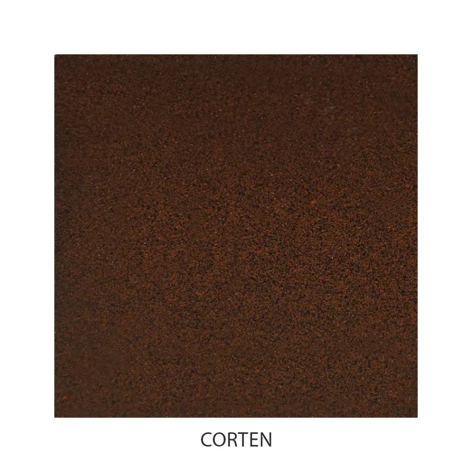 Dubbelsäng med järnrörsgavel Made in Italy - Kenzo Viadurini