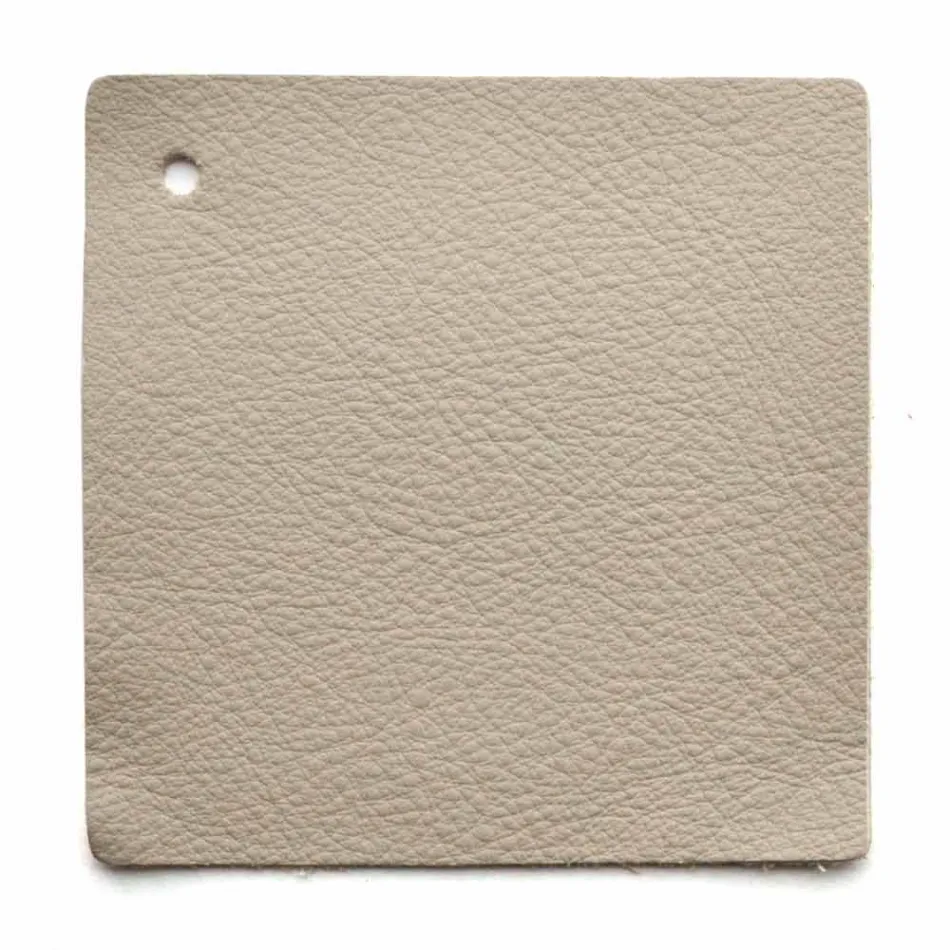 Design dubbelsäng med läderstoppad huvudtavla Menardo Viadurini