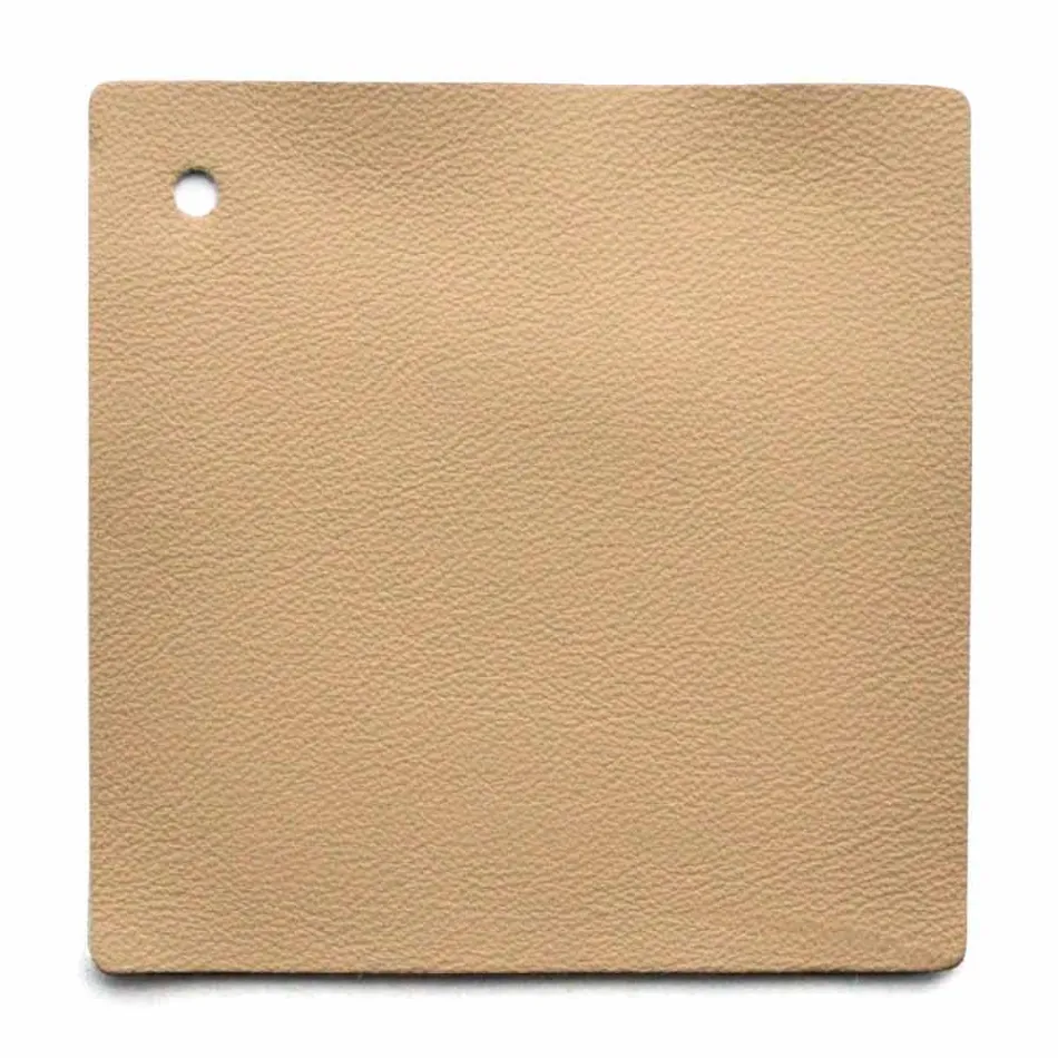 Design dubbelsäng med läderstoppad huvudtavla Menardo Viadurini