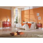 Dubbelsäng på massivt järn Allie design, tillverkad i Italien Viadurini