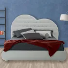 Lyxig dubbelsäng med box och Swarovski Made in Italy – Little Heart Viadurini