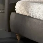 Stoppade dubbelsäng med förvaringsbox 160x190 / 200cm Leone Viadurini