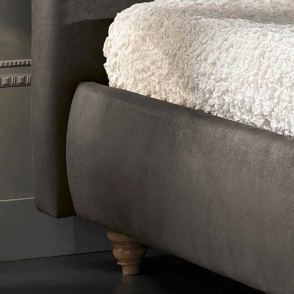 Stoppade dubbelsäng med förvaringsbox 160x190 / 200cm Leone Viadurini