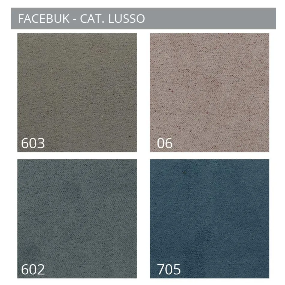 Stoppad dubbelsäng med tygförvaringsenhet - Belle Viadurini