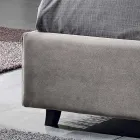 Stoppade dubbelsäng med modern container 160x190 / 200 Reby Viadurini