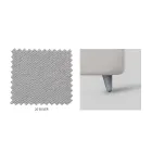 Stoppad dubbelsäng med valfri förvaring Made in Italy - Akira Viadurini