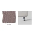 Stoppad dubbelsäng med valfri förvaring Made in Italy - Akira Viadurini