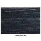 Stoppad dubbelsäng med madrass och 2 sängbord Made in Italy - Rolly Viadurini