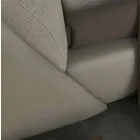 Dubbelsäng vadderad och täckt i tyg och läder Tillverkad i Italien - Lula Viadurini