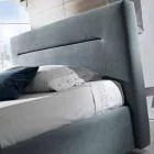 Samtida stoppade dubbelsäng med låda topp 160x190 / 200cm Sun Viadurini