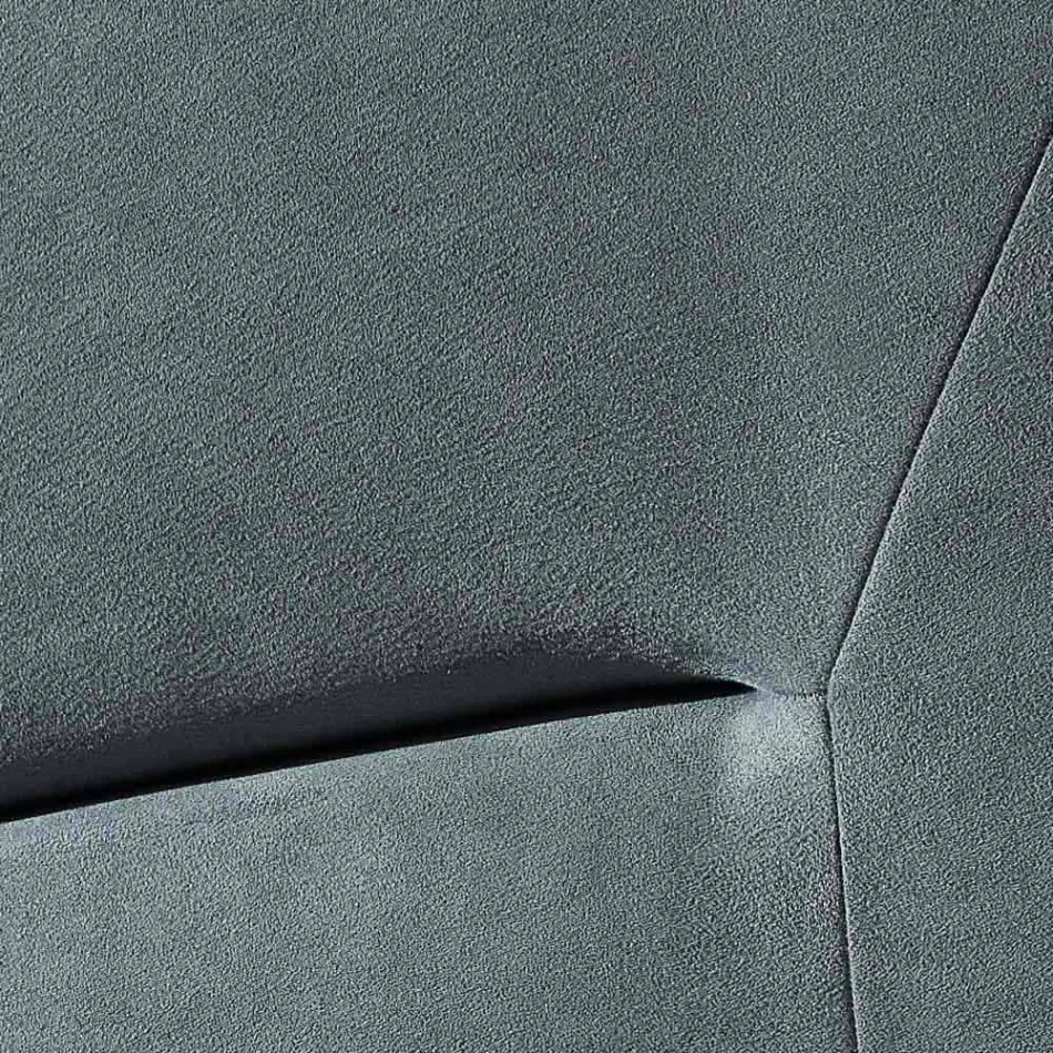 Samtida stoppade dubbelsäng med låda topp 160x190 / 200cm Sun Viadurini