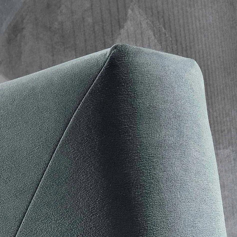 Samtida stoppade dubbelsäng med låda topp 160x190 / 200cm Sun Viadurini