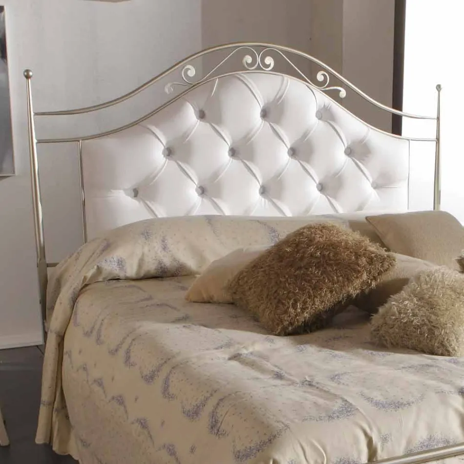 Stoppade dubbelsäng handgjord i massivt järn Gracie Viadurini