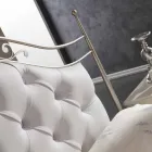 Stoppade dubbelsäng handgjord i massivt järn Gracie Viadurini