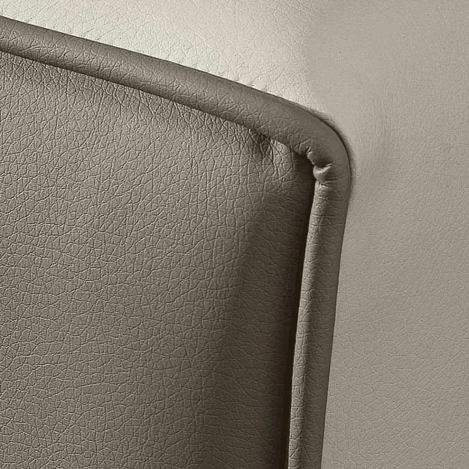 Dubbelsäng i konstläder med förvaringsbox 160x190 / 200 cm Gin Viadurini