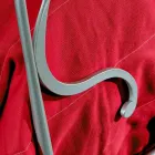 Dubbelsäng i järn hantverk med koniska ben Zoe Viadurini