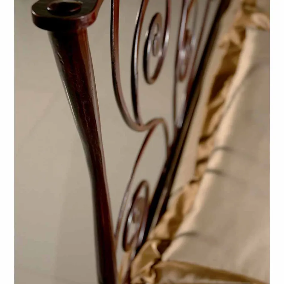 Dubbelsäng smidesjärn Ares Viadurini