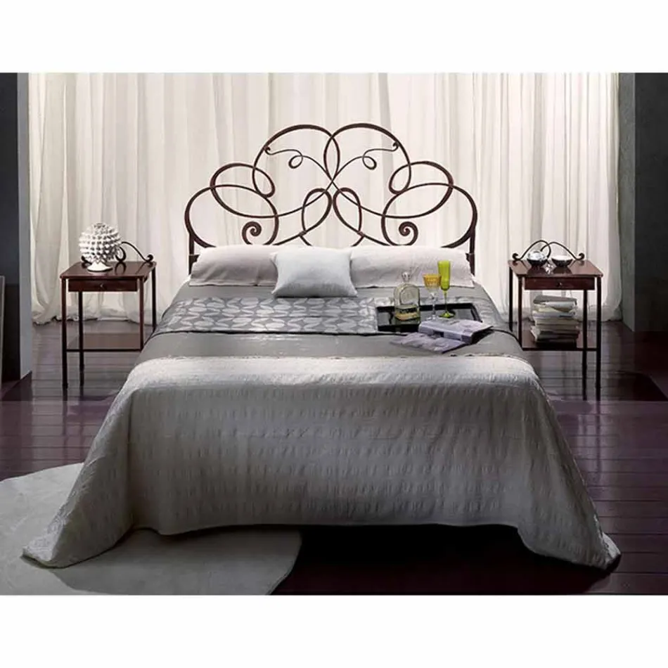 Dubbelsäng smidesjärn Granit Viadurini