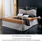 Dubbelsäng smidesjärn Lira Viadurini